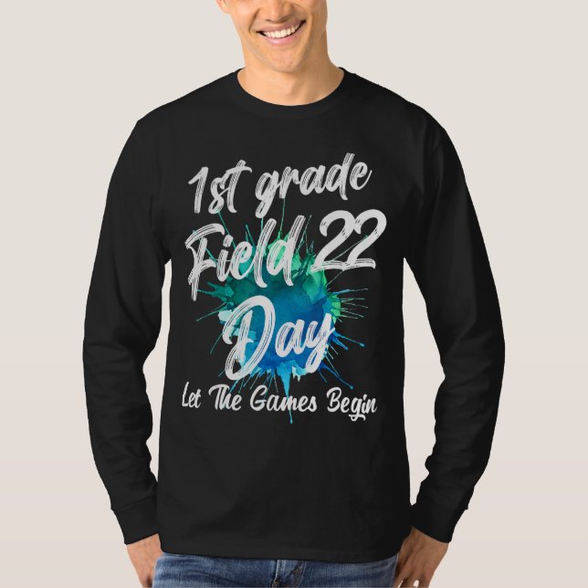 Camiseta Campo Day 2022 First Grade Permitir Que Os Jogos C (Frente)