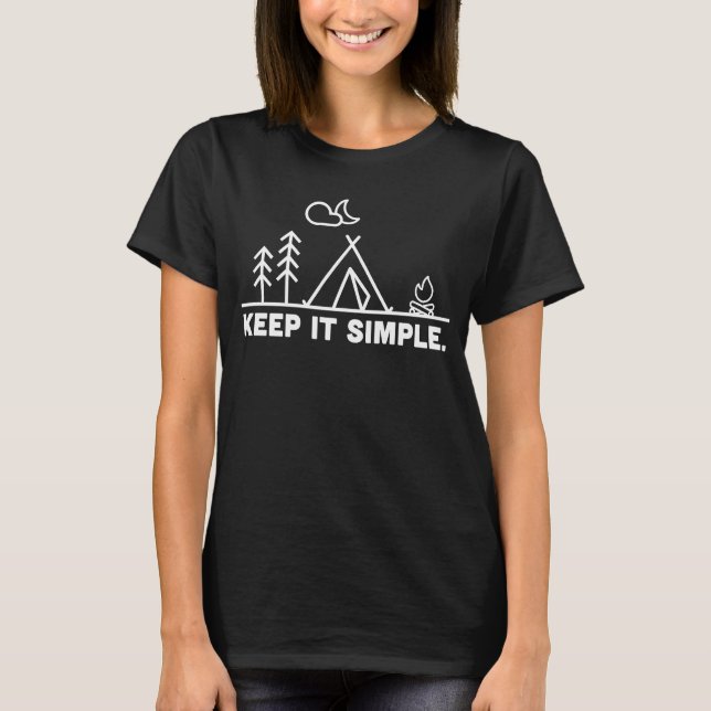 Camiseta Campo de acampamento Autohome Caravan Campsite (Frente)