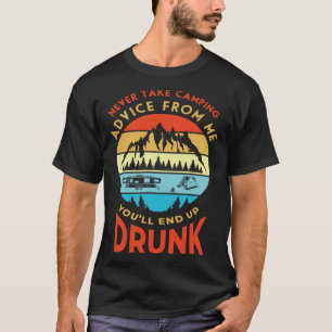 Camiseta Campo de acampamento Autohome Caravan Campsite Gif