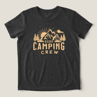 Camiseta Campo de acampamento da tripulação 2025