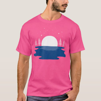 Camiseta Campo de acampamento Lover Nature Design Lake Life