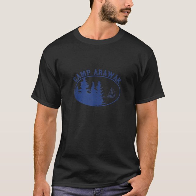 Camiseta Campo de Arawak Retro Summer Camp Topo (Frente)