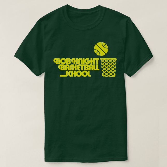 Camiseta Campo de Basquete Bobby Knight (Frente do Design)