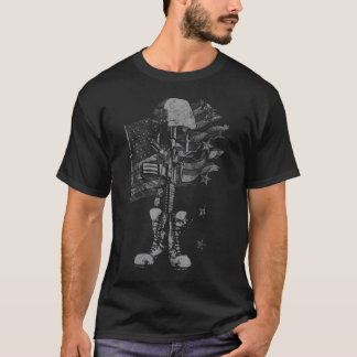 Camiseta Campo de Batalha da Bandeira Americana