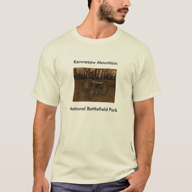 Camiseta Campo de batalha nacional da montanha Kennesaw (Frente)