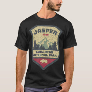 Camiseta Campo de caminhada e Jasper Nacional do RV Canaden