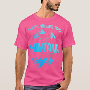 Camiseta Campo de caminhada Moose do Parque Nacional Glacie