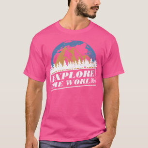 Camiseta Campo de caminhada - Tentando acampamento de camin
