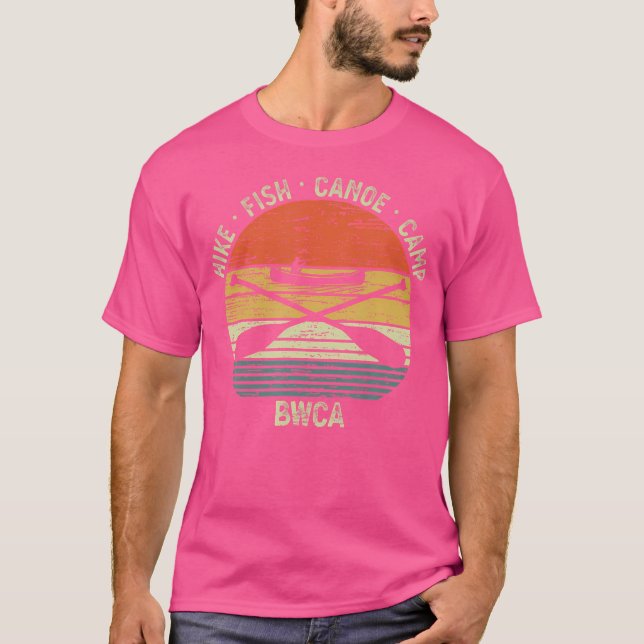 Camiseta Campo de Canoagem de Peixes de Hike do Exterior de (Frente)
