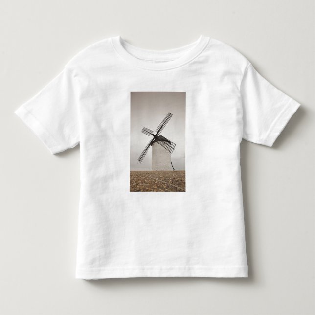 Camiseta Campo de Criptana, antigos moinhos de vento da La  (Frente)