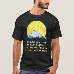 Camiseta Campo de escuteiro Montanha Vintage Lua Forte