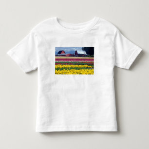 Camiseta Campo de exibição de tulipas