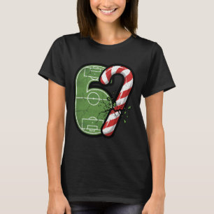 Camiseta Campo de Futebol Candy Cane 67 Quebrado Natal Engr