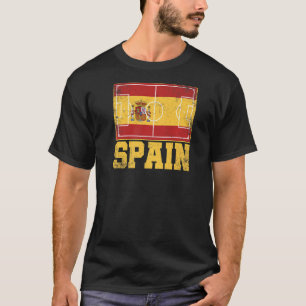 Camiseta Campo de Futebol da Espanha Bandeira do País Orgul