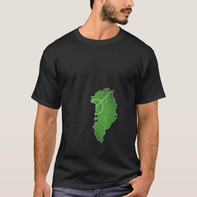 Camiseta Campo de Futebol da Gronelândia (Frente)