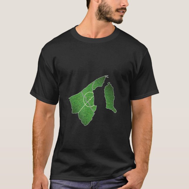 Camiseta Campo de Futebol de Brunei (Frente)