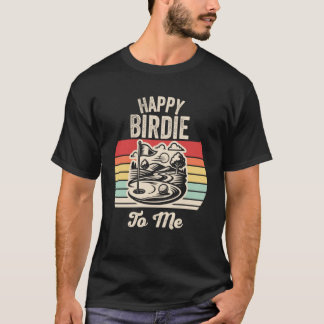 Camiseta Campo de Golfe Happy Birdie To Me Vintage