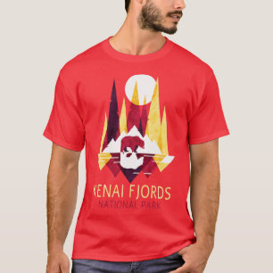 Camiseta Campo de mochila no Alasca no Parque Nacional do K