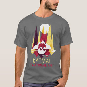 Camiseta Campo de mochila no Alaska no Parque Nacional dos