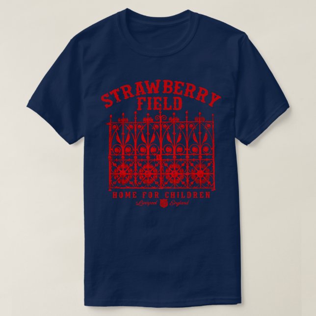 Camiseta Campo de Morango (Frente do Design)