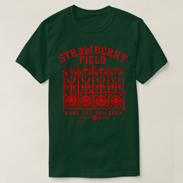 Camiseta Campo de Morango (Frente do Design)