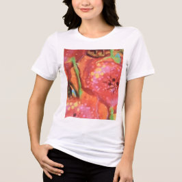 Camiseta Campo de Poppies Mulheres Camiseta-T