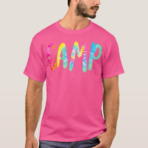 Camiseta Campo de Tie Dye Palavra Divertida Colorida Campo