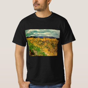 Camiseta Campo de Trigo com Centáureas de Vincent van Gogh