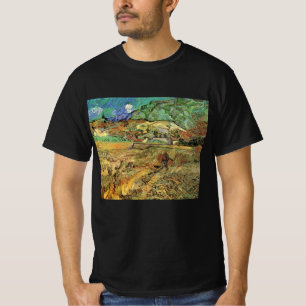 Camiseta Campo de Trigo Enclausurado com Camponês por Vince