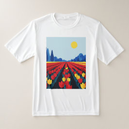 Camiseta Campo de tulipas