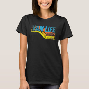 Camiseta Campo de Van Life Retro 70s e 80s Vintage Rv Camp