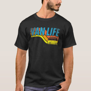 Camiseta Campo de Van Life Retro 70s e 80s Vintage Rv Camp