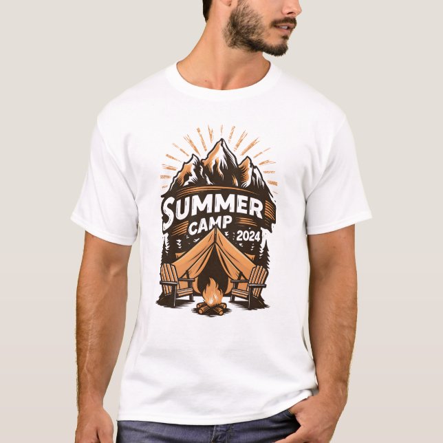 Camiseta Campo de Verão de 2024 - Férias de campo (Frente)