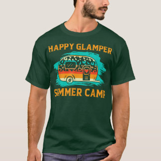 Camiseta Campo de Verão Feliz Glamper, Campo de Verão Flore