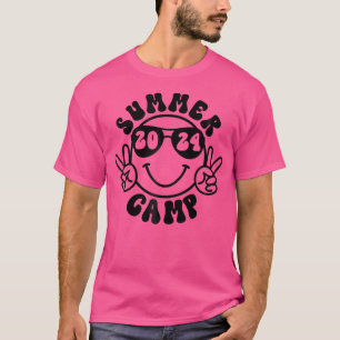 Camiseta Campo De Verão Vintage 2024 Acampamento Engraçado