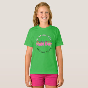 Camiseta Campo desportivo dia Vermelho verde amarelo azul E