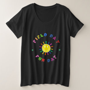 Camiseta Campo desportivo dia Vermelho verde amarelo azul E