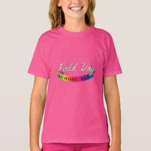 Camiseta Campo desportivo dia Vermelho verde amarelo azul E