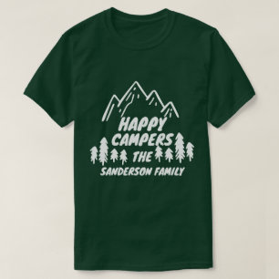Camiseta Campo Feliz Nome Família Viagem de Campanha