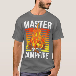 Camiseta Campo Mestre de Campfire ao ar livre acampamento F