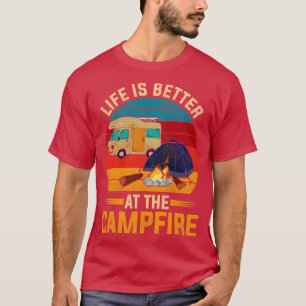 Camiseta Campo Natureza Camp Campsite Caravan Outdoor Campe