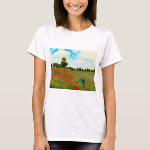 Camiseta Campo Poppy reforçado por Claude Monet