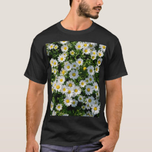 Camiseta Campo primavera Daisy: Fundo Serene