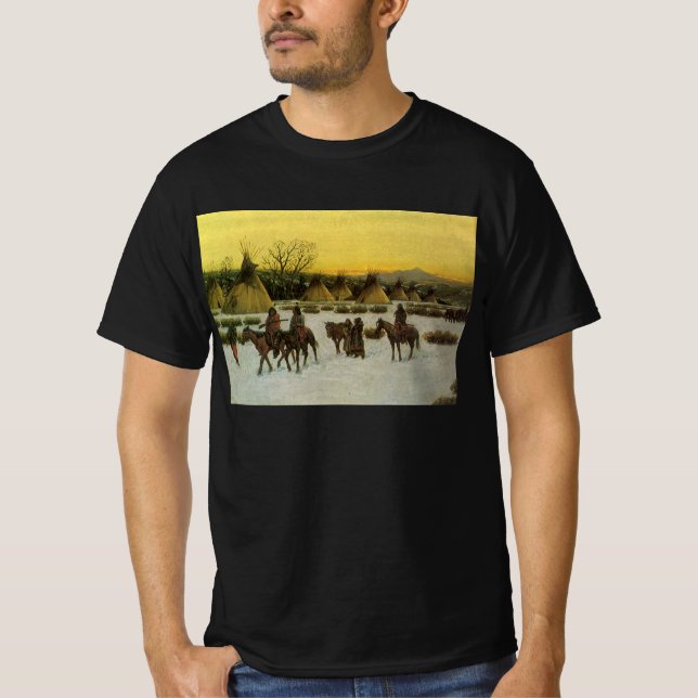 Camiseta Campo Sioux no joelho ferido por John Hauser (Frente)