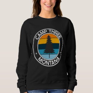 Camiseta Campo Três Montana MT USA City Pride Retro Sunset
