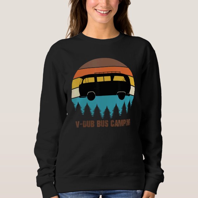 Camiseta Campo V-Dub Bus Sunset Retro (Frente)