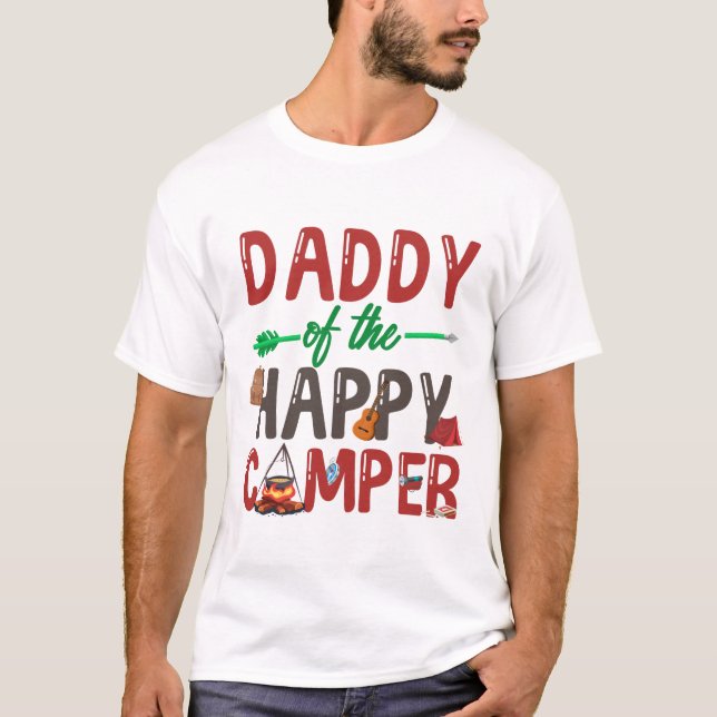 Camiseta Camponês Feliz de RD Camper Shirt, Família Corresp (Frente)