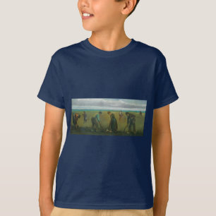 Camiseta Camponeses de Van Gogh ou fazendeiros plantando ba