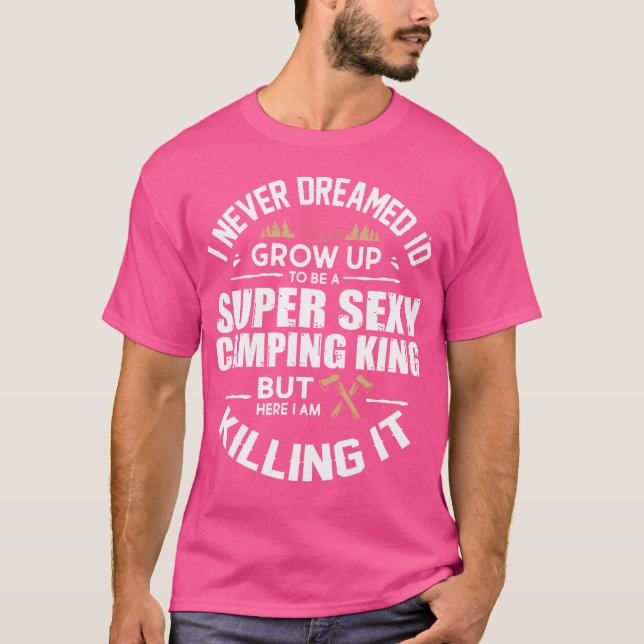 Camiseta Campos Campos Camper Rv Camping Vacin Campi (Frente)