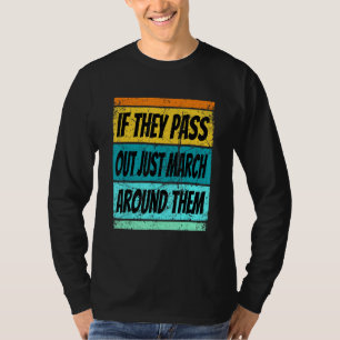 Camiseta Campos de Banda de Banda de Marcação Retroativa W